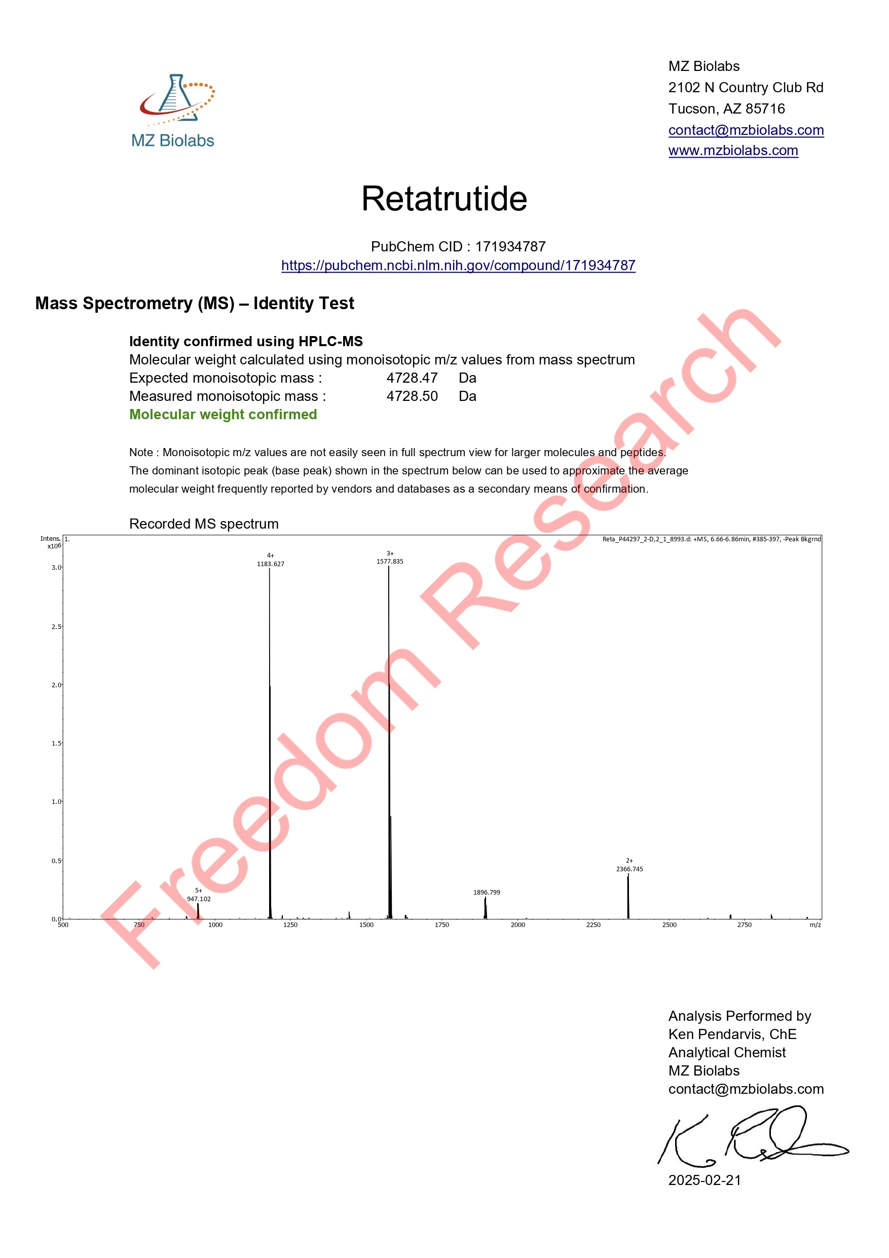 Retatrutide Image 1