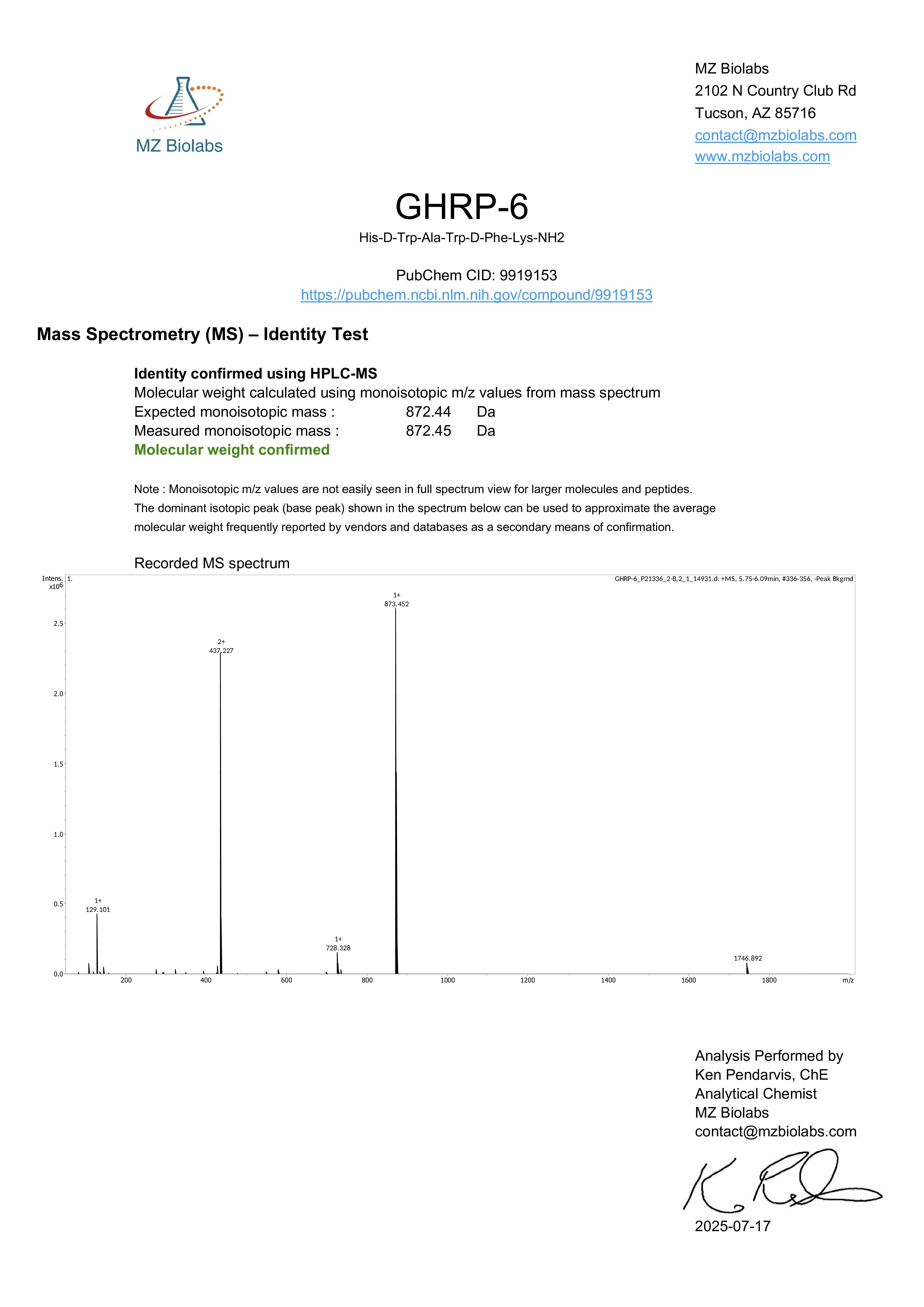 GHRP-6 Image 2