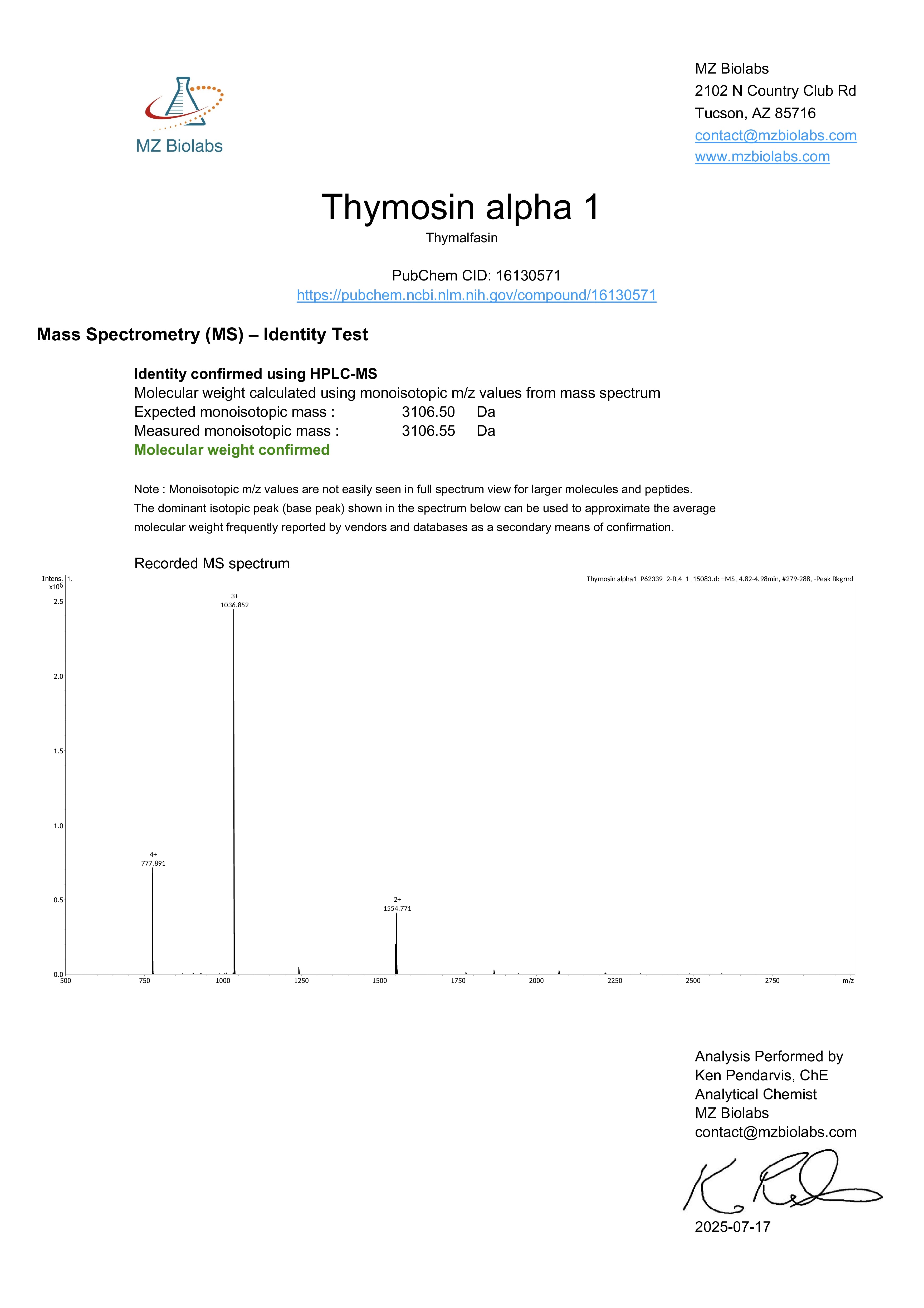 Thymosinalpha-1 Image 2