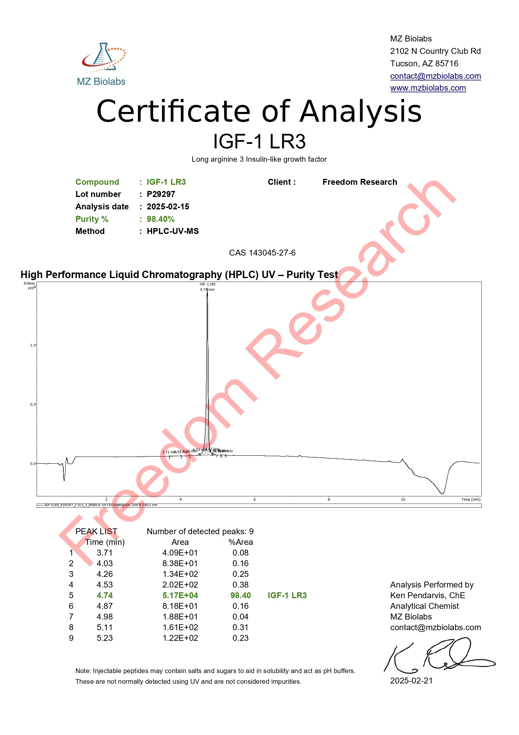 IGF-1LR3 Image 1